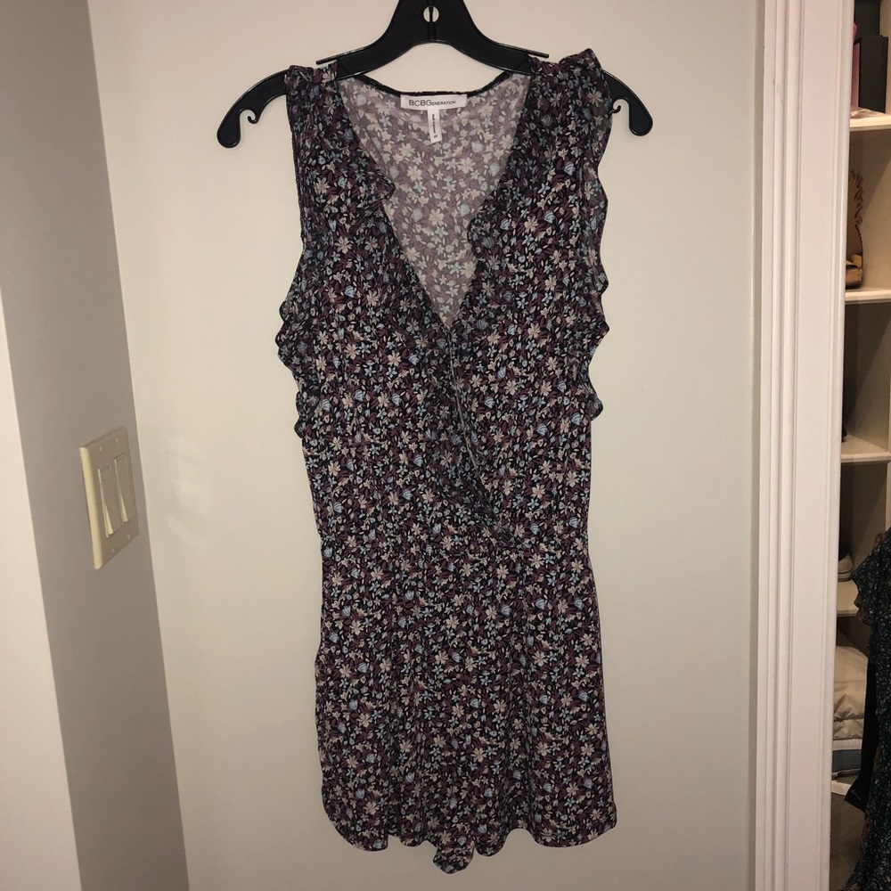 Floral BCBG romper